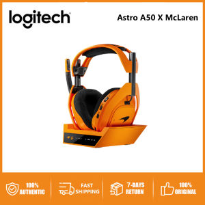 Logitech G Astro A50 X LIGHTSPEED Wireless Gaming Headset McLaren Edition + Base Station PRO-G GRAPHENE PLAYSYNC across Xbox Series XS +  PS5 + PC/mac Bluetooth HDMI 2.1 Passthru