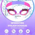 Konohan 2 Pieces Kids Swim Goggles Eyelashes Swim Goggle No Slip Leak Girl Goggles Anti Fog UV Goggles for Lash Extensions. 