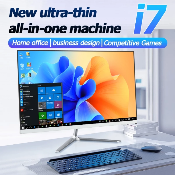 All in One Machine Full Set Intel Core i7 24Inch Desktop Computer 16G ...