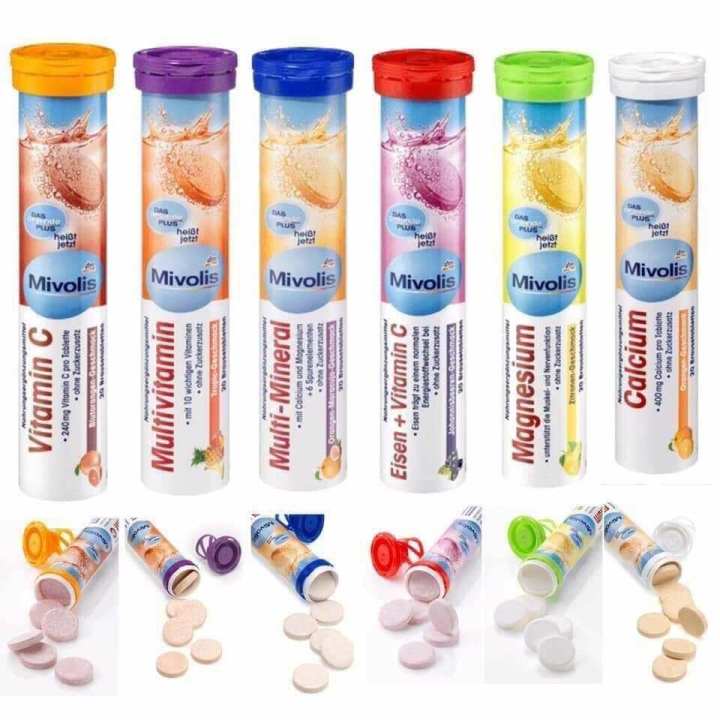 Mivolis วิตามินเม็ดฟู่ ครบ 7 สี เยอรมันแท้ ไม่มีน้ำตาล ทานง่าย | Lazada ...