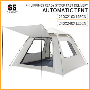 Tent for camping waterproof 4 person outdoor Automatic Tent Layer Foldable Hiking Family Tents 210X210X145CM/240X240X155CM