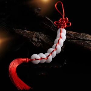 已开光 招财 招财八白玉挂件除污秽解决厕所对门冲门八白玉平安扣卧室客厅装饰 เรียกความมั่งคั่งแปดหยกขาวจี้ขจัดคราบสกปรกห้องน้ำล้างประตูแปดหยกขาวหัวเข็มขัดนิรภัยห้องนอนห้องนั่งเล่นตกแต่ง