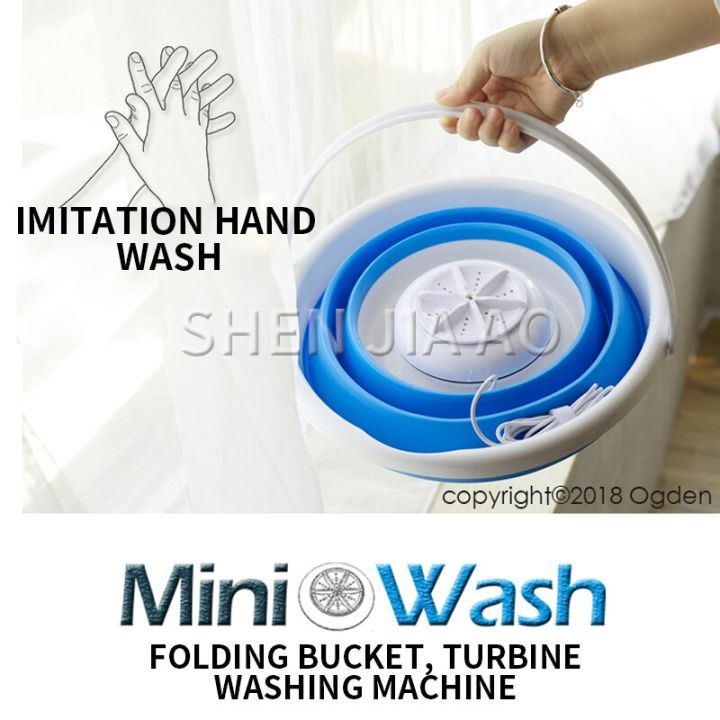 Portable Folding Bucket Washing Machine Travel Mini Washing Machine