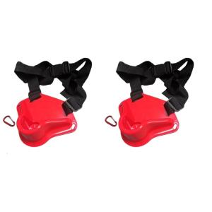 2Pcs Fishing Belt Rod Holder Adjustable Fishing Fighting Waist Belt Boats Fishing Rod Holder Professional Fishing Tool