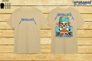 kaos distro METALICA - kaos pria dan wanita lengan pendek ukuran M.L.XL.XXL kerah bulat bahan katun 24s combed