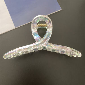 【♡Lovely girls house】Korean Style Summer Fashion Temperament Mermaid Color Magic Hair Pin Large Hair Claw Hair Clip for Women