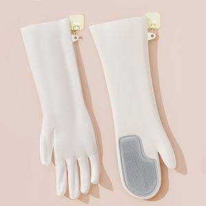 Sarung Tangan Karet Serbaguna Sarung Tangan Cuci Piring Silikon Dishwashing Gloves Magic Gloves Sepasang Reusable