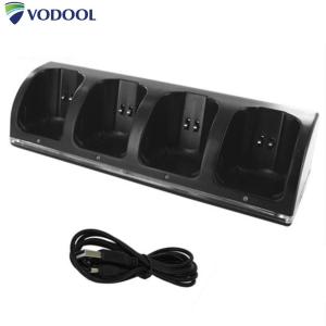 Vodool 4 cổng sạc đế sạc có thể sạc qua USB cho trò chơi Wii Bảng điều khiển cần điều khiển