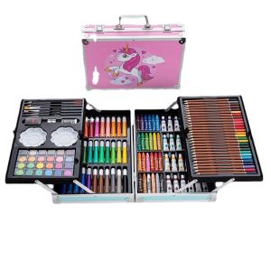( Local SG ) Kids Art Set Drawing Set Painting Crayon Marker Set Art Colour Pencil Set