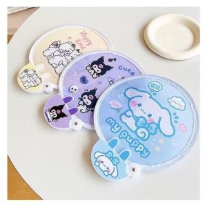 Ins Hoạt Hình Có Thể Gập Lại Nhóm Quạt Sanrio Kuromi Cinnamoroll Giai Điệu Quạt Học Sinh Cầm Tay Dễ Thương Di Động Gấp Mini Lưu Trữ Mùa Hè Quạt Tròn