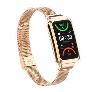 Stainless Steel Strap for OPPO Band 1/2 Metal Replacement Band Wristband Accessories Smart Bracelet for Women Men Fashion Sport Business Soft Waterproof