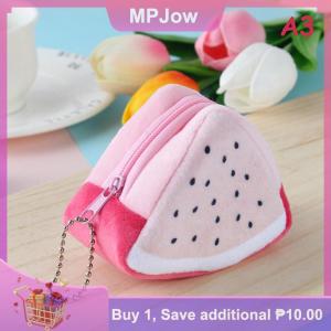【MPJow】 Cute Fruit Wallet Plush Coin Purse Women Change Purse Money bag Coin Purse Cartoon Fashion Sweet For Girl Gift Multifunction New
