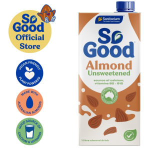 SO GOOD Unsweetened Almond Milk | Dairy-Free UHT 1L