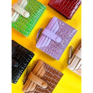 GENNIE WALLET SYLVANIA LEATHER - Dompet Mini Wanita Gennie Croco - Kualitas Import premium