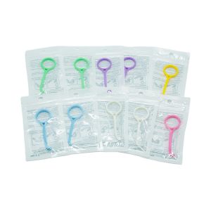 10pcs/set Dental Braces Extractor Kit Silicone Hook Tool Portable Detachable Tooth Socket Remover for Orthodontic Treatment