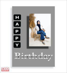 ENRAS PROJECT- Kado Custom Hadiah Ulang Tahun - Hiasan Dinding Custom Bebas -  Ukuran 20 x 30 cm