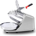 Heavy Duty and High Quality ELECTRIC ICE CRUSHER | Ice Shaving Machine | Automatic Ice Shaving Machine | Heavy-Duty Stainless Steel Body, Durable & Quiet | Heavy-Blade Ice Gola Maker & Shaver | Very Safe to Use Water | Great Helper for Shaving Ice. 