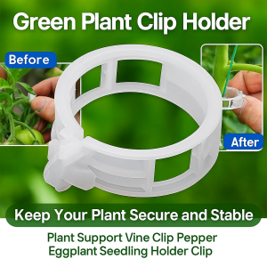 Plant Support Lock Reusable Garden Clips Windproof Stem Holder for Storm Season Vegetable Vine Fastening Tools