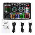 Soundcard F999 (Bonkyo) Audio USB External Sound Card mic Mixer Bluetooth - Black. 