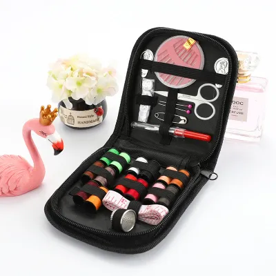 Household Portable Travel Sewing Box Needles Tools Stitching Embroidery Craft Sewing Kits DIY Multi-function Sewing Box Set