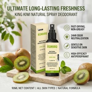 Natural Deodorant Spray Sweat Control Odor Removal Body Freshener Long-Lasting