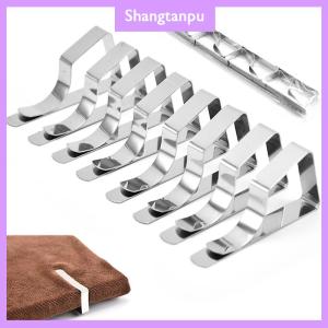 [shangtanpu] ที่หนีบผ้าปูโต๊ะสแตนเลสสำหรับงานเลี้ยงงานแต่งงาน