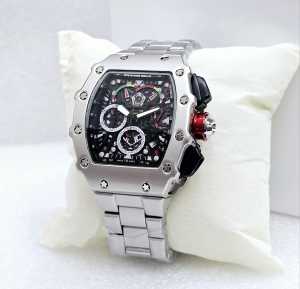 Spesial Jam Tangan Pria Elegan Fashion Pria  Crono Aktif Terbaru Jam Tangan Cowok Stainless Steel