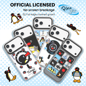 Pingu Penguin Phone Case with Full Edge Drop Protection For iPhone 17 18 Pro Max Durable MYD103