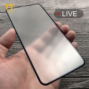 Tri-Town 3Pcs Matte Tempered Glass For iPhone 11 12 13 14 15 16 17 Pro MAX XR XS Max 6S 7 8 Plus Matte Frosted Anti-FingerPrint Full Cover Screen