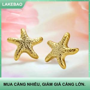 【LAKEBAO】 New cường điệu vỏ đại dương kết cấu Stud Bông tai cho phụ nữ hợp thời trang phụ kiện cá nhân đồ trang sức bông tai hàng ngày mặc