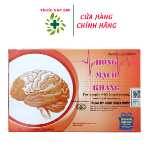 [HCM]Hồng Mạch Khang (Hộp 3 vỉ x 10 viên) - Dành Cho Người Huyết Áp Thấp - thuocviet24h
