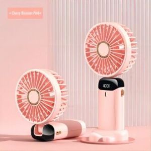 VIVOLILV รุ่นอัพ เกรด 25000mahพัดลมพกพา พัดลมมือถือ พัดลมพกพาชาร์จ ขนาดเล็ก พัดลม USB แสดงระดับแบตเตอรี่ โหมดจ่ายอากาศ5โหมด มือถือ/ตั้งโต๊ะ พัดลมแคมป์ปิ้ง พัดลมพกพาแรงๆ พัดลมแบตไร้สาย พัดลมตัวเล็ก พัดลมเล็ก พัดลมจิ๋ว พัดลมชาร์จแบต พัดลมขนาดเล็ก พัดลมแบบพก