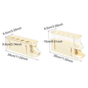 CILL Holds 17 Eggs Automatic Rolling Egg Tray Stacking Removable Egg Holder Organizer Slide Refrigerator Egg Holder Kitchen