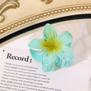 Plush Flower Hair Claw Large Shark Clip Simple Barrettes Crab Hair Clips Hairgrips Autumn Winter Women Girls Hair Accessories