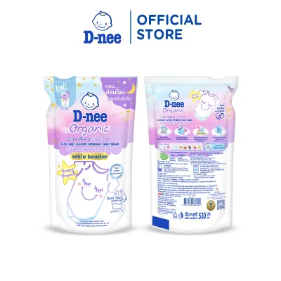 Nước giặt D-nee cho trẻ sơ sinh mềm dịu thơm nhẹ không hư hại quần áo - Túi 530ml - 4 Hương thơm