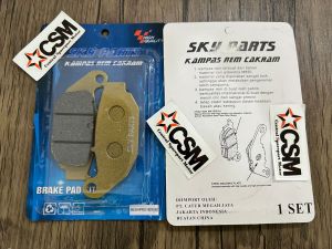 DISCPAD DISPAD KAMPAS REM BELAKANG MEGAPRO NEW CB150R CBR150R TIGER NEW SKY PARTS CRF150 SONIC 150