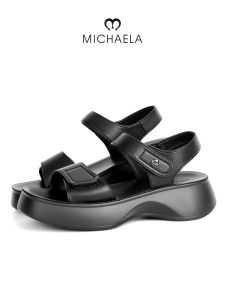 MICHAELA Velcro Chunky Slingback Sandals 5CM Korean Breathable Anti-Slip for Daily Trip SH7522255 CL