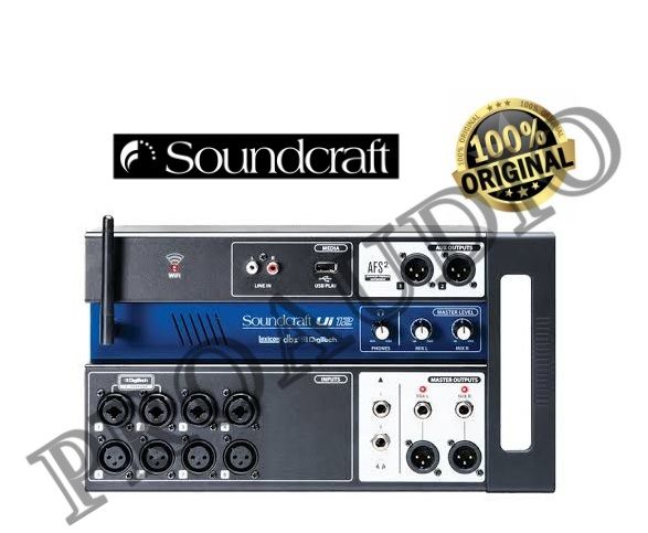 MIXER AUDIO SOUNDCRAFT UI12 UI 12 GARANSI RESMI 1 TAHUN ORIGINAL