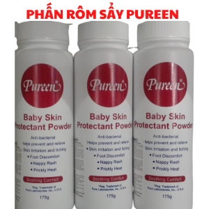 Phấn rôm cho bé phấn rôm cho bé sơ sinh phấn rôm sẩy Pureen 175g hàng chính hãng nhập khẩu