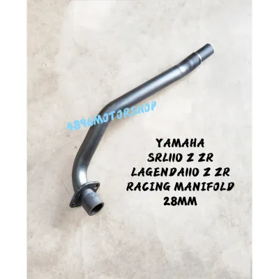 YAMAHA SRL110 Z ZR LAGENDA110 28MM RACING FRONT PIPE EXHAUST MANIFUL MANIFOLD SRL 110 LAGENDA