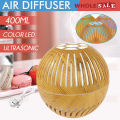 Ultrasonic Aroma Diffuser Home Mist Maker Humidifier Air Purifier LED Light Wood Grain / Pewangi Udara. 