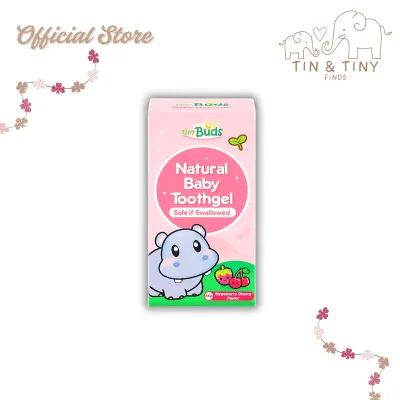 Tiny Buds Natural Baby Toothgel Stage 1 Strawberry Cherry 55g