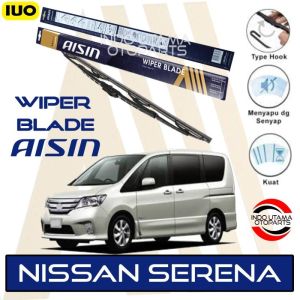 Wiper Mobil Nissan Serena C24 C26 AISIN Sepasang 14-26" ORIGINAL