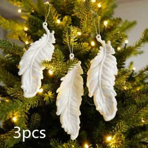 Ardour Xmas Tree Pendants Snowflake Angel Deer Feather Hanging Ornaments Christmas Decorations For Home Kids Toy