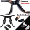 Nose pad Kacamata Tempel Silicone Penyangga Kacamata Anti Jatuh Melorot Bantalan Hidung Kacamata 1 Pasang. 
