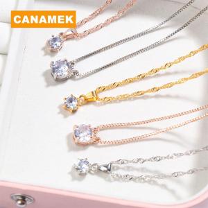 【CANAMEK】 Luxury Women Ring Necklace Earrings Rhinestone Bracelet Female Casual Ladies Jewelry Set