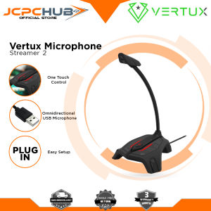Vertux Streamer 2 Omni Gaming Microphone Crystal Clear Sound Distortion Free Audio Capture Noise Pro Gamers & Streamers