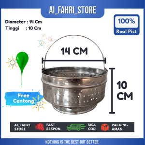 Steamer | Saringan Magiccom Nasi Rendah Gula (Low Carbo) Untuk Rice Cooker Uk 0.6 Liter - 2.5 Liter Bahan Full Stainless