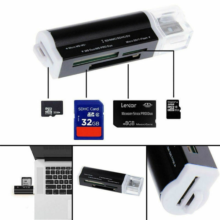  ready stock all in one usb stick memory card reader adapter for micro