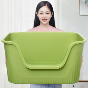 กระบะทรายแบบจัมโบ้ สําหรับสัตว์เลี้ยง ขนาด 64 cm กว้าง 64 มม